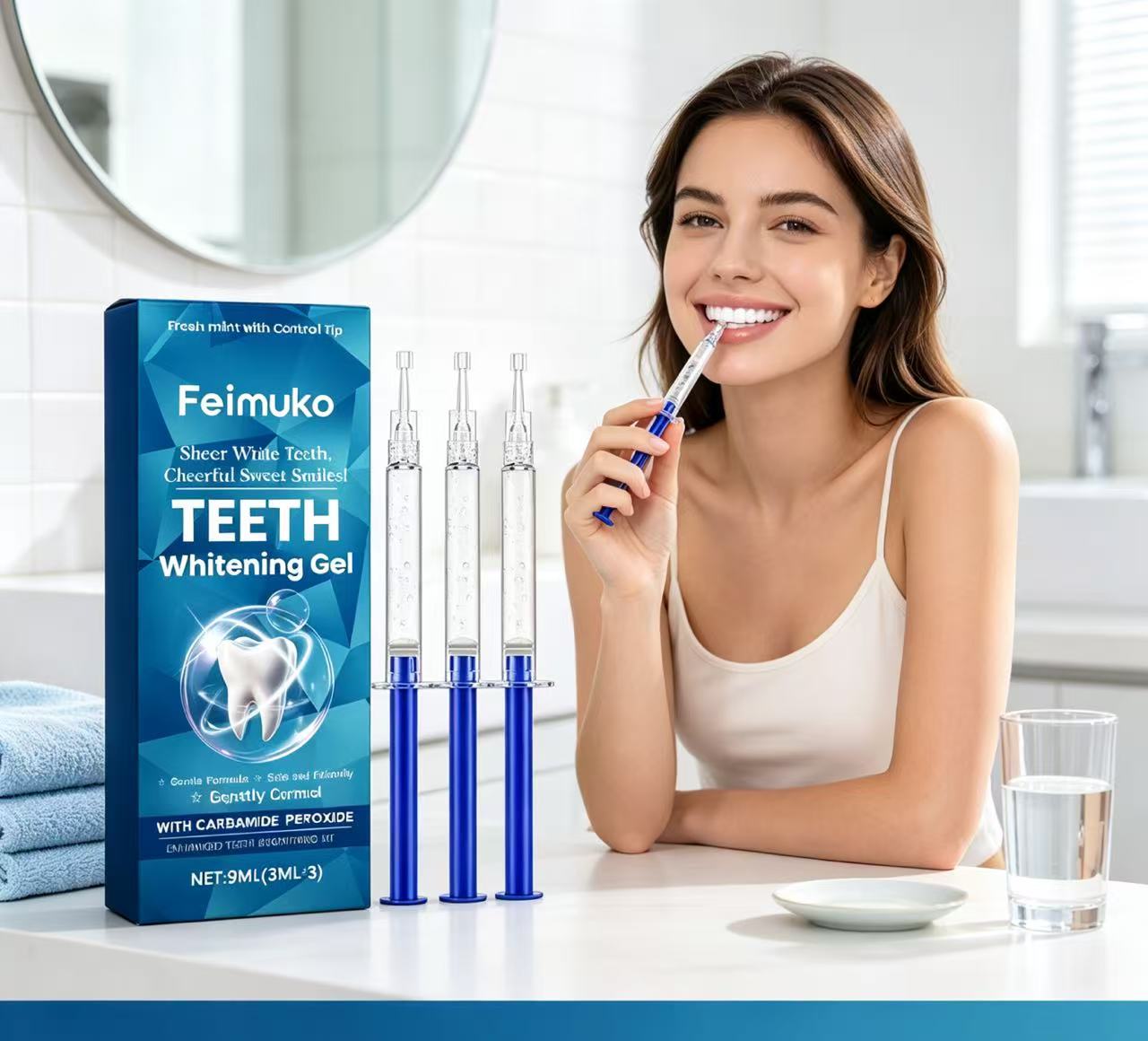 Feimuko Diş Beyazlatıcı Jel 3' - Teeth Whitening Kit incelemesi ve fiyatı