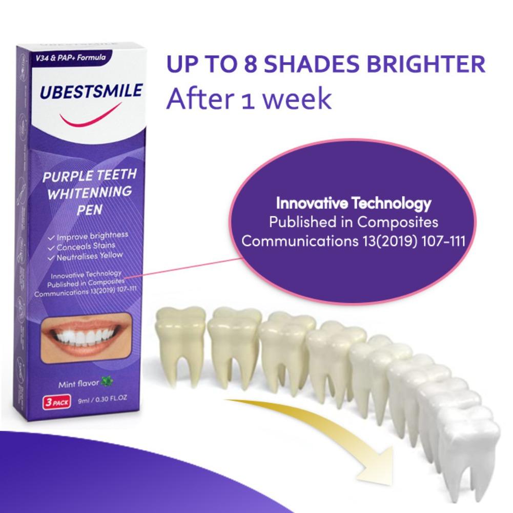 UBESTSMILE V34&PAP+ Formula Mo - Teeth Whitening Pens incelemesi ve fiyatı