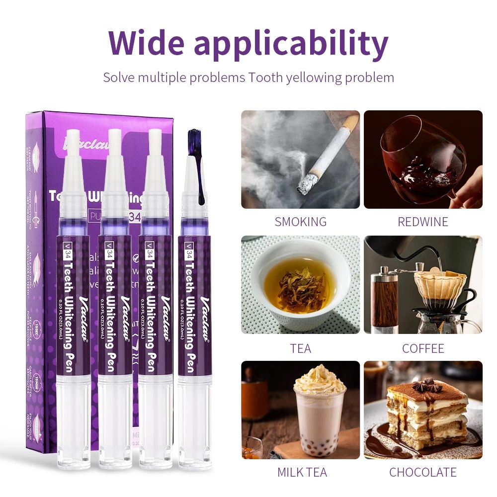 Vaclav V34 Mor Diş Beyazlatıcı - Teeth Whitening Pens incelemesi ve fiyatı